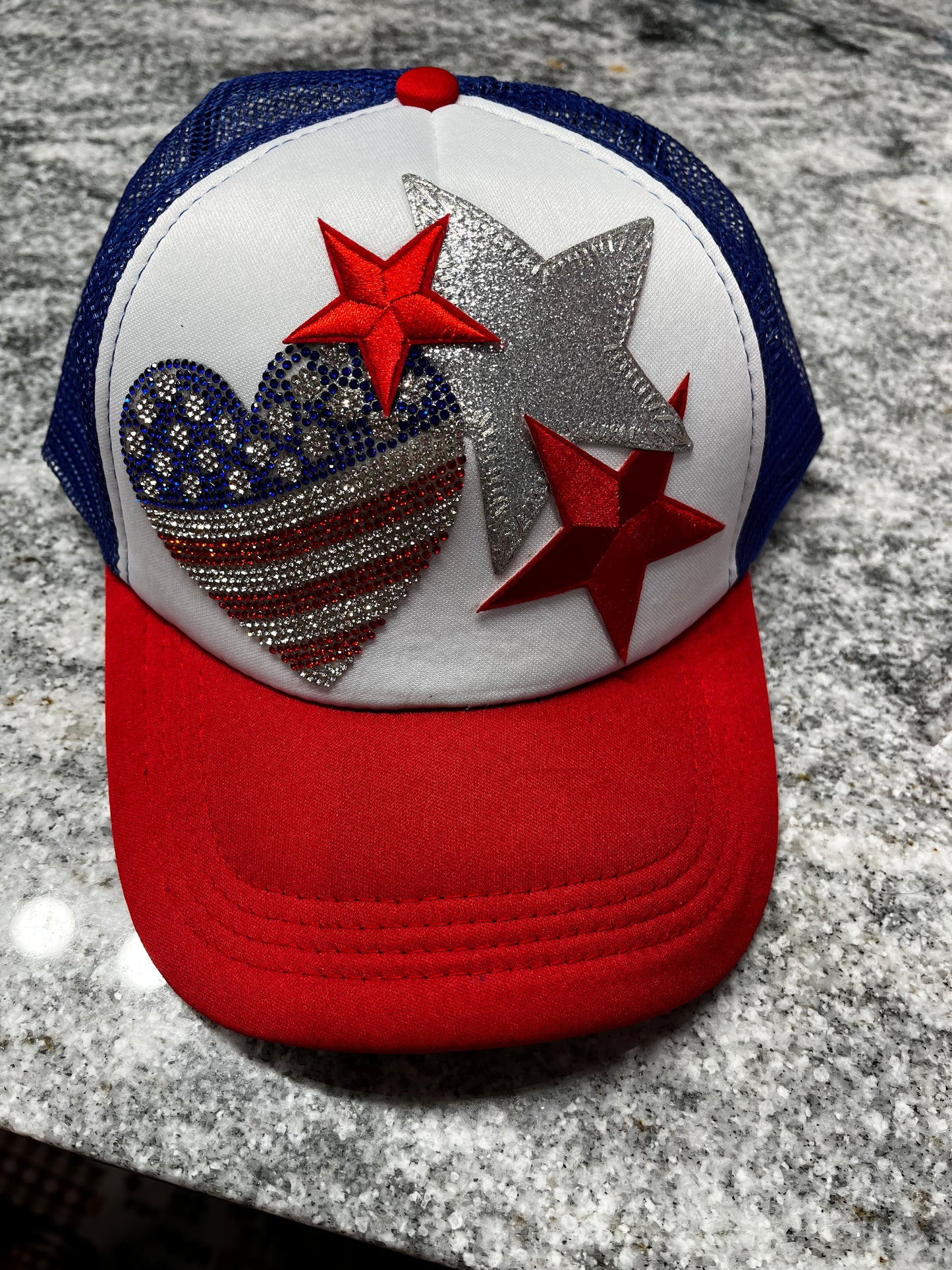 Heart & stars hat